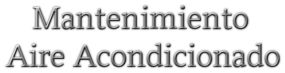Mantenimiento Aire Acondicionado CDMX
